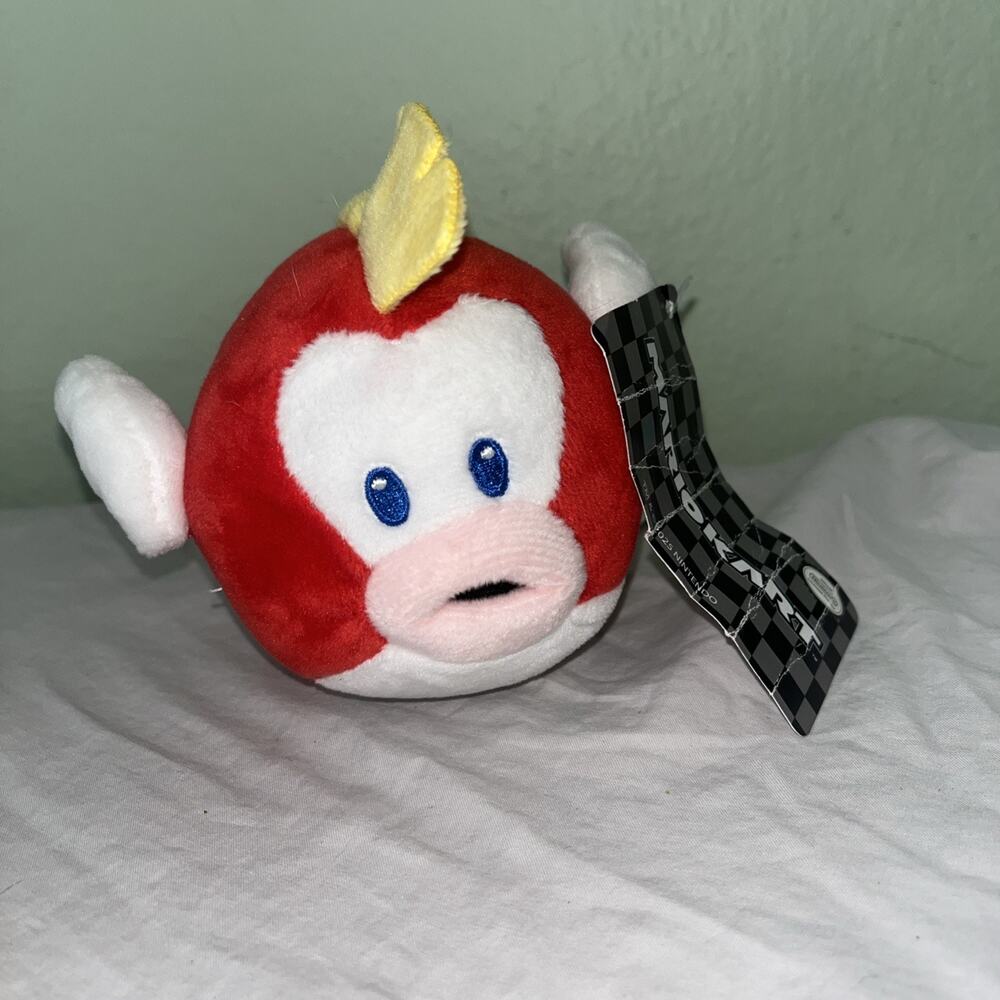 Mario Kart Cheep Cheep Stuffed Plush 5" with Tag 2022 MarioKart